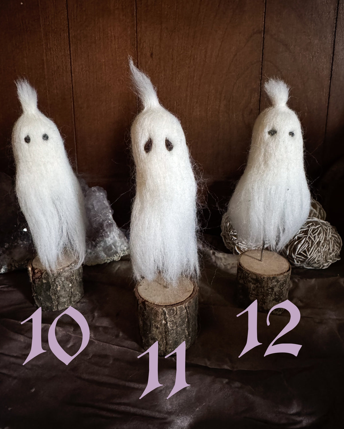 Needle Felted Ghostie Companion